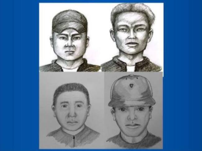 Estos son los rostros de los presuntos asaltantes en los cerros orientales de Bogotá