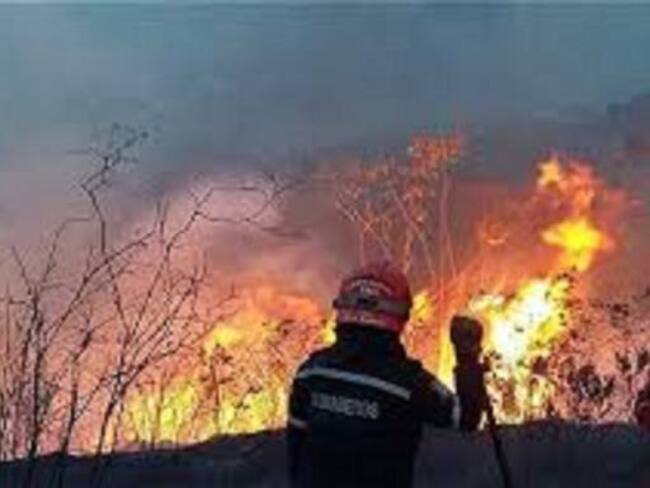 Cali en medio del fuego. 470 forestales se ha registrado este año