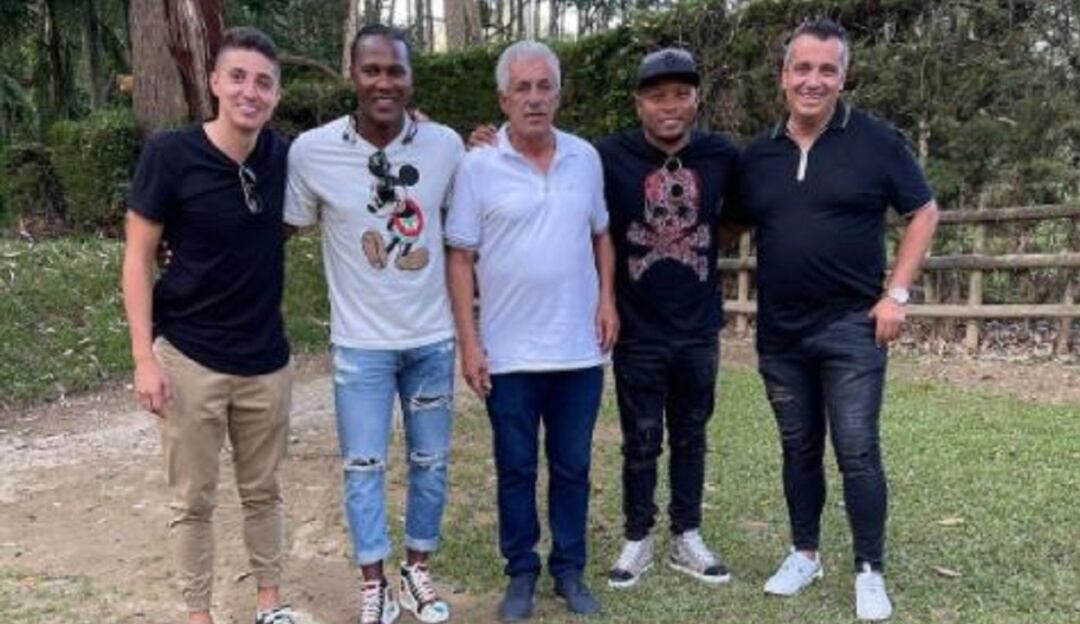 Rodallega acompañó a Juan Pablo Ramírez junto a Camilo Zúñiga.