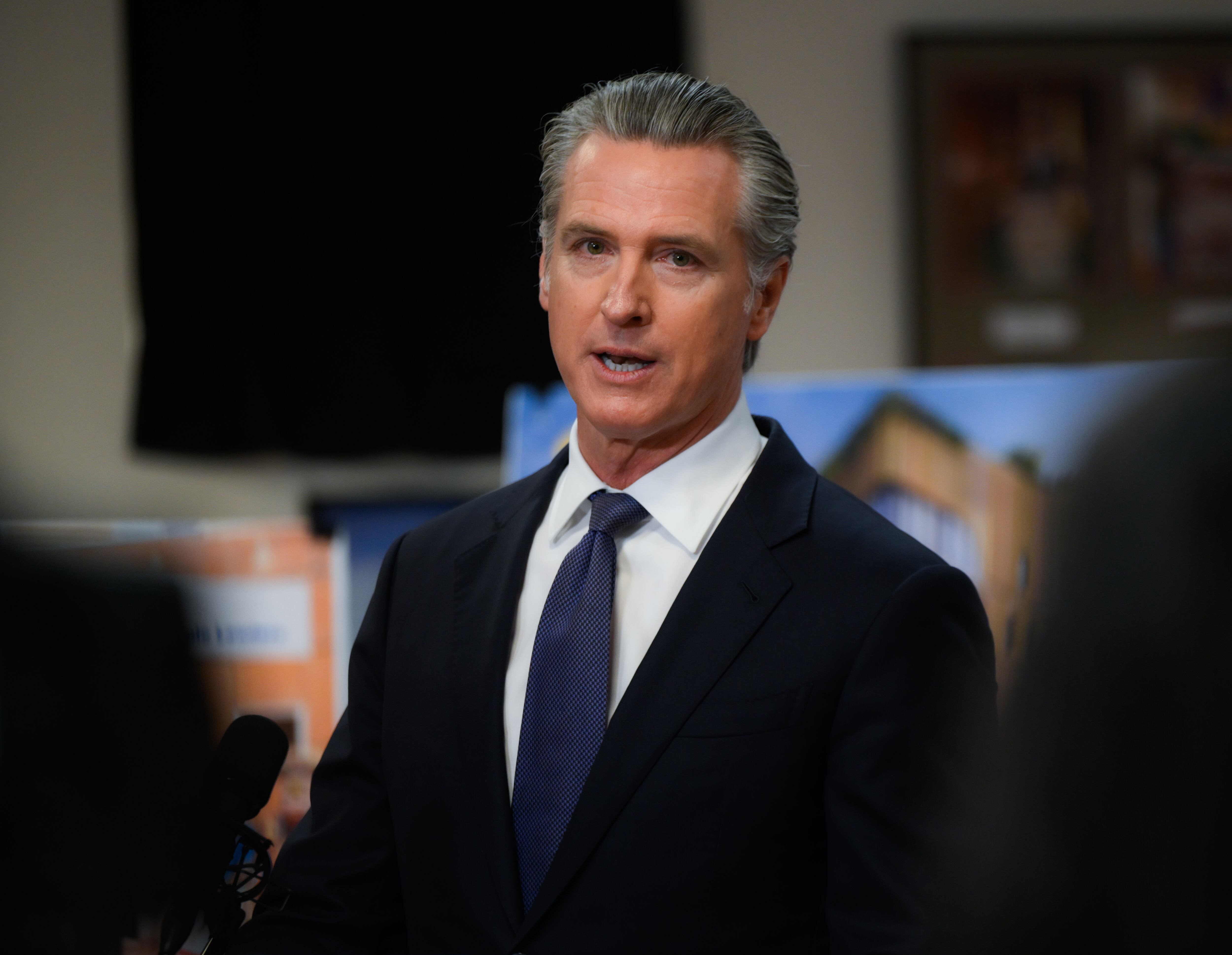 Gobernador de California, Gavin Newsom. Foto: Tayfun Coskun/Anadolu via Getty Images