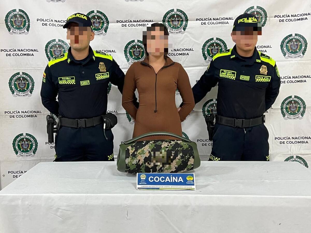 Capturada extranjera cuando pretendía abordar vuelo a Brasil con presunto ‘narcoparlante’