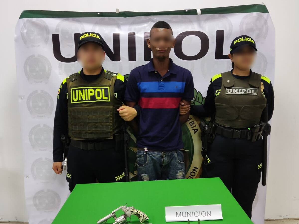 ‘El Julio’ y ‘El Fernan’, capturados con armas de fuego ilegales en Cartagena