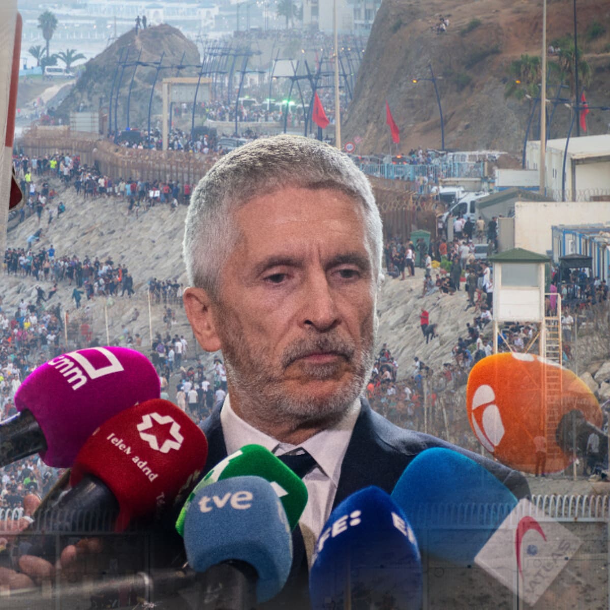 Gobierno español asegura que han vuelto 70.000 de las 72.000 personas que llegaron a Ceuta