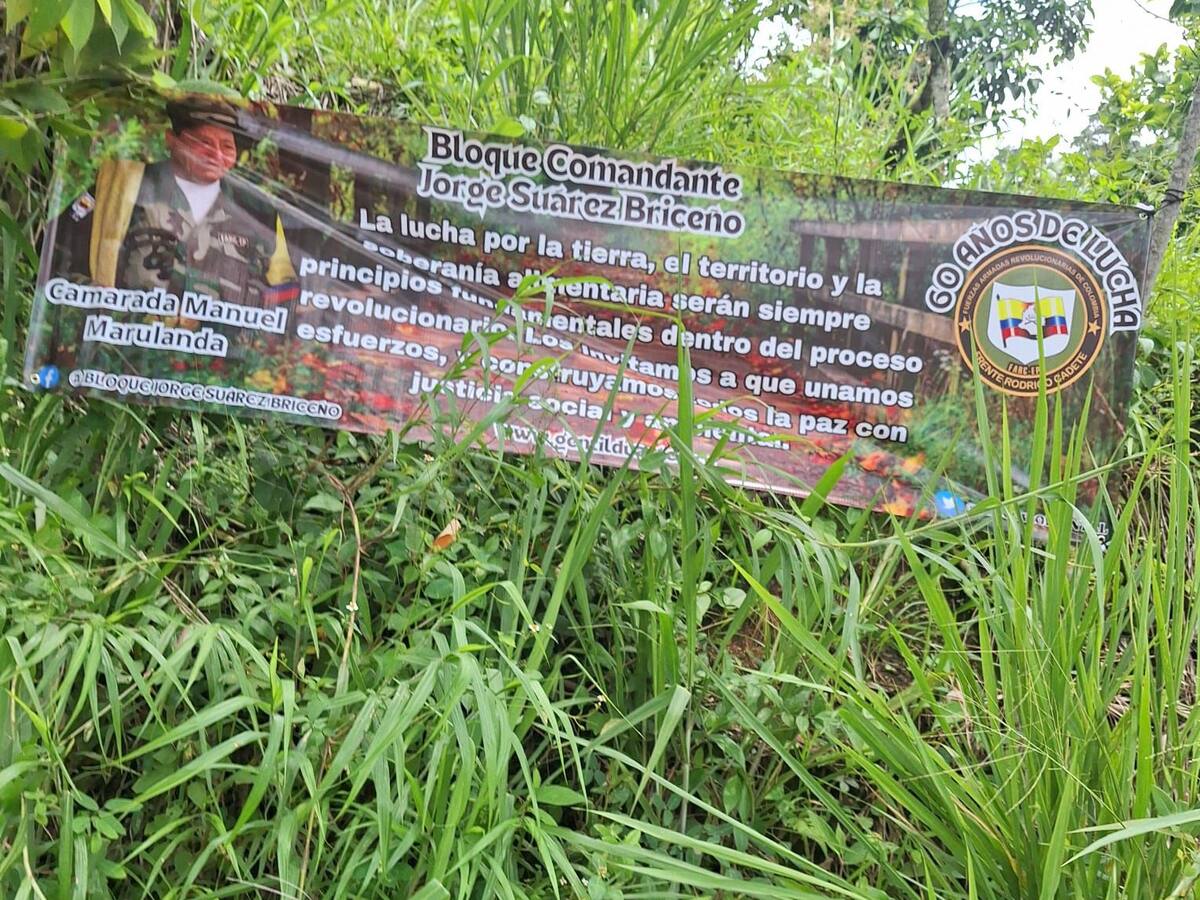 Volvió la zozobra al municipio de Garzón, grupo armado instala pancarta en zona rural