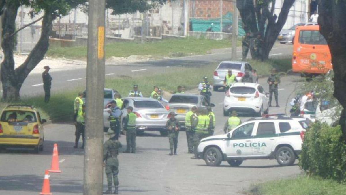 Coronel Gustavo Moreno, comandante de la Policía Metropolitana y concejal Pablo Giordanelli