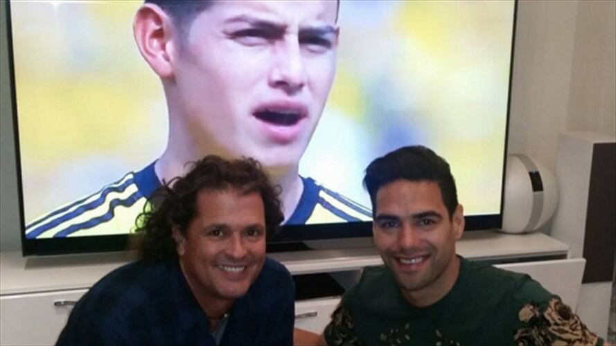 Carlos Vives y Radamel Falcao. Foto: https://www.facebook.com/carlosvivesoficial/