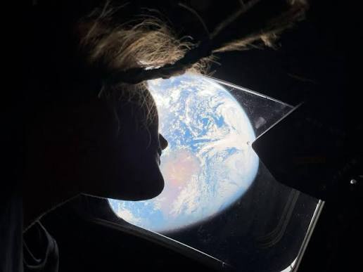La astronauta Christina Koch durante el desarrollo de la misión Artemis II.
(Foto:   NASA)