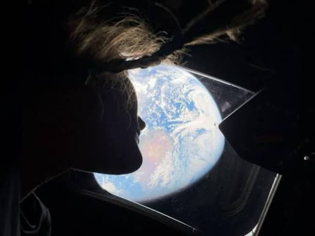 La astronauta Christina Koch durante el desarrollo de la misión Artemis II.
(Foto: NASA)
