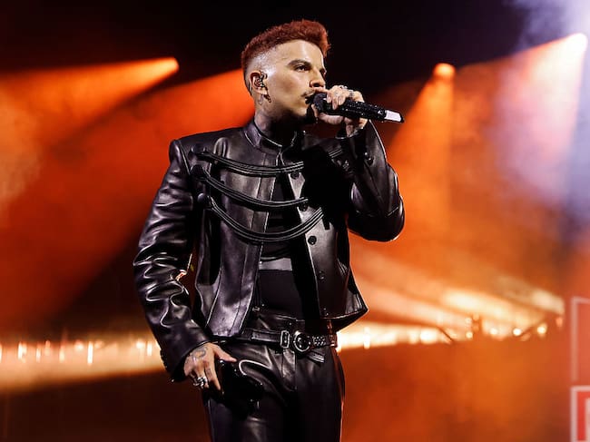 NEW YORK, NEW YORK - SEPTEMBER 05: Rauw Alejandro performs during the inaugural Red Bull Chapters at Forest Hills Stadium on September 05, 2026 in New York City. (Photo by Taylor Hill/Getty Images)