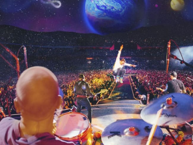 Foto promocional del concierto de Coldplay