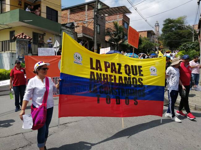 Marcha día del trabajo Medellín 2024