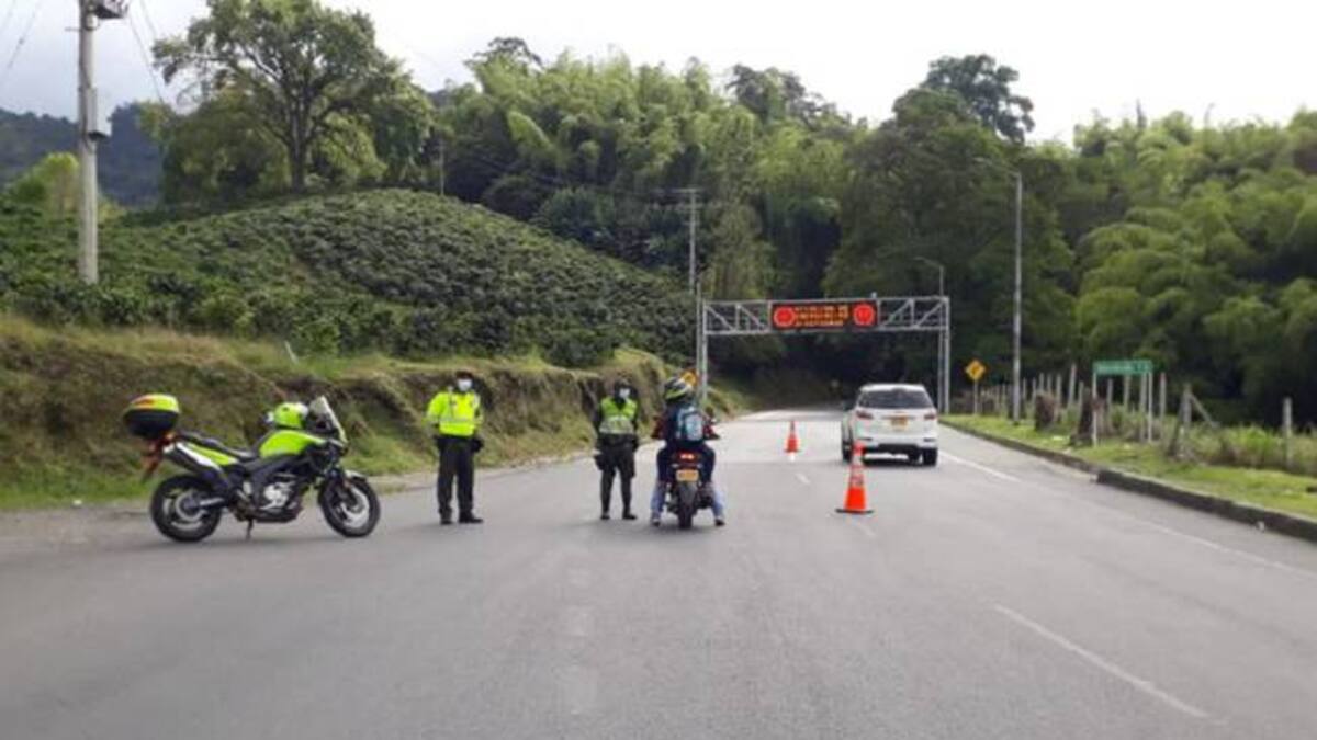 Mayor Mauricio Díaz, comandante Policía de carreteras del Quindío