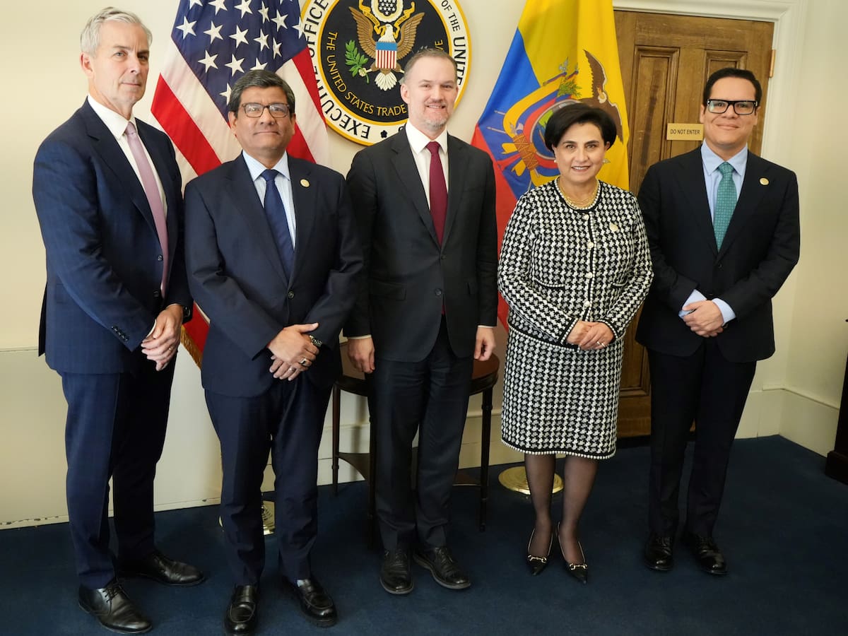 Estados Unidos concluye negociaciones comerciales con Ecuador, esto incluirán los acuerdos
