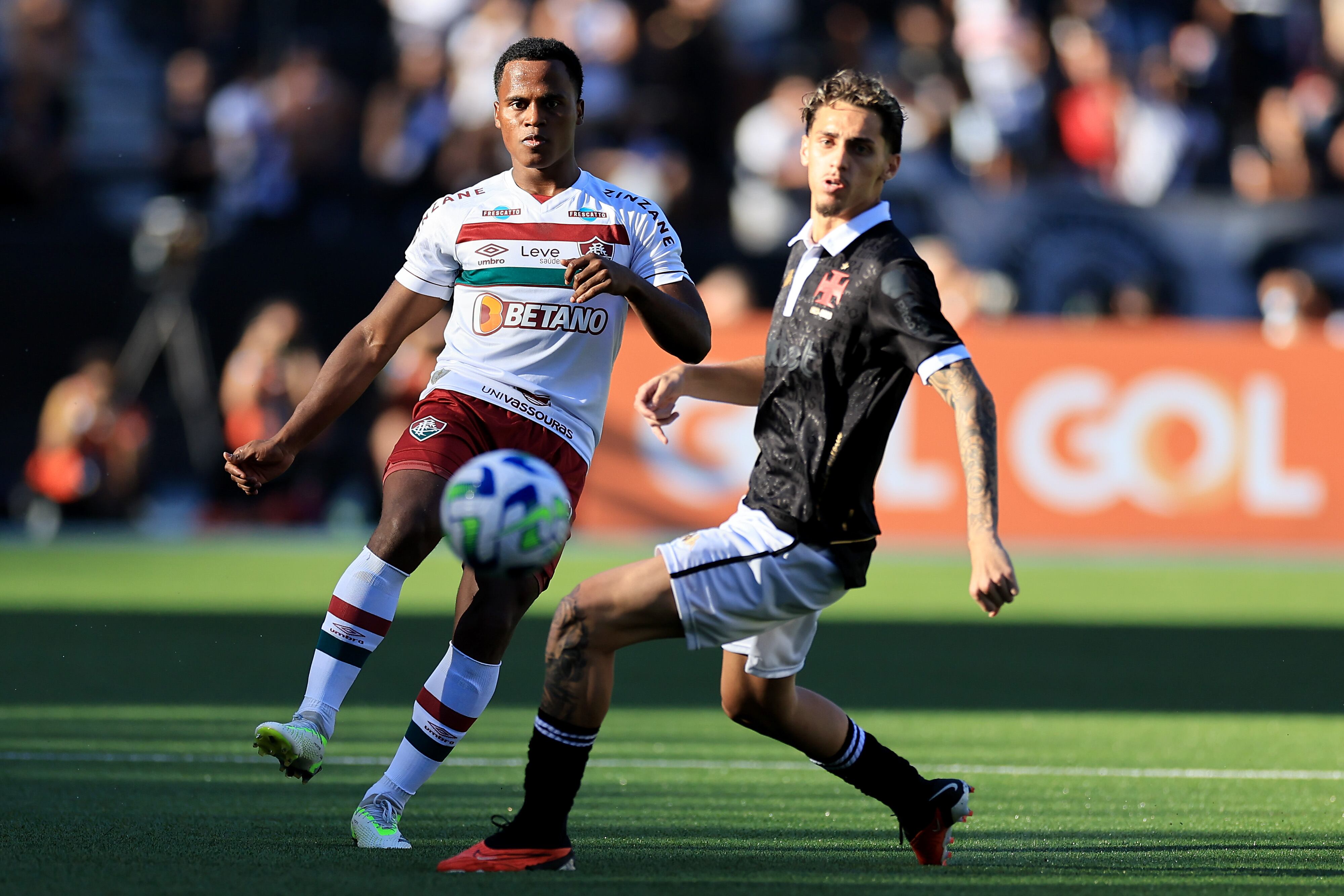 Jhon Arias previo a su lesión ante el Vasco Da gaa. (Photo by Buda Mendes/Getty Images)