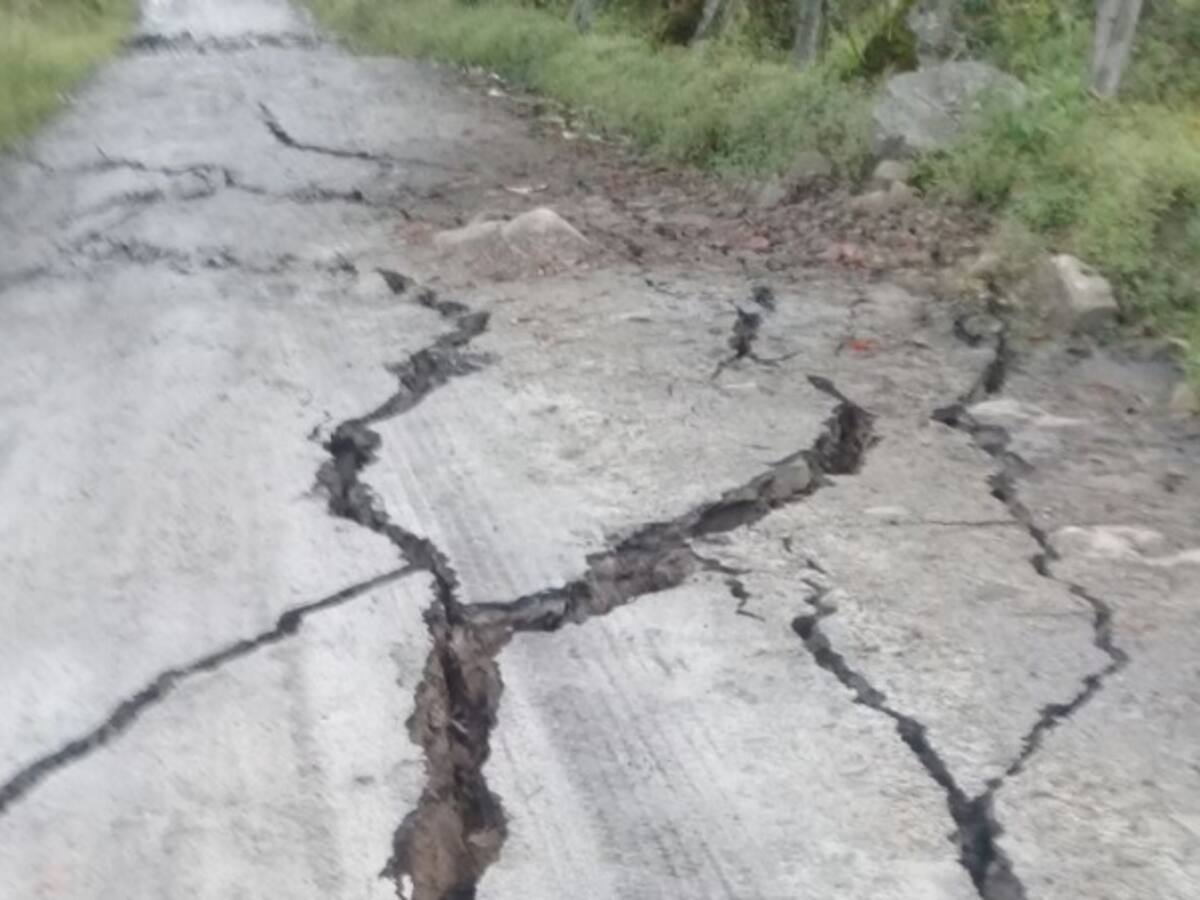 Emergencia por deslizamientos y fuertes lluvias en San Eduardo, Boyacá