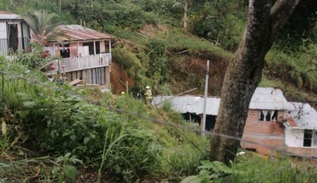 Deslizamiento de tierra en Pereira.