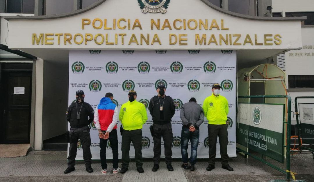 Capturas en el barrio Persia de Manizales