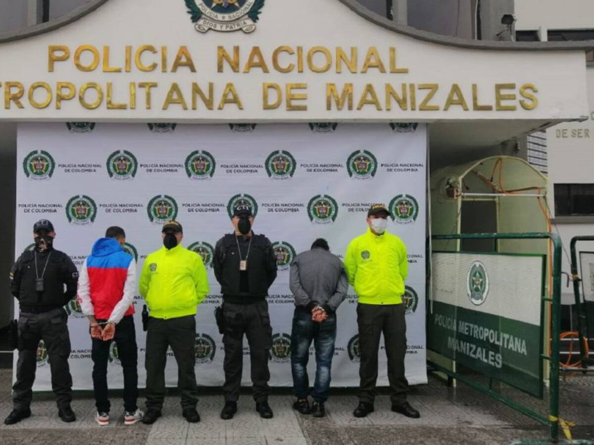 Capturan a "riñón" y "pande" en Manizales