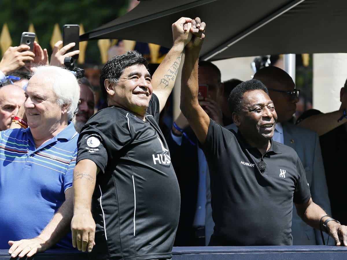 Pelé y Diego Armando Maradona: peleas, eterna comparación y amistad