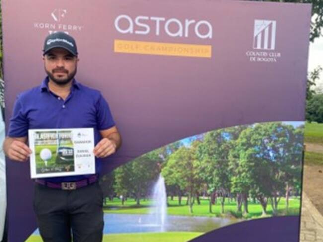 Daniel Zuluaga, ganador del Torneo Clasificatorio al Astara Golf Championship