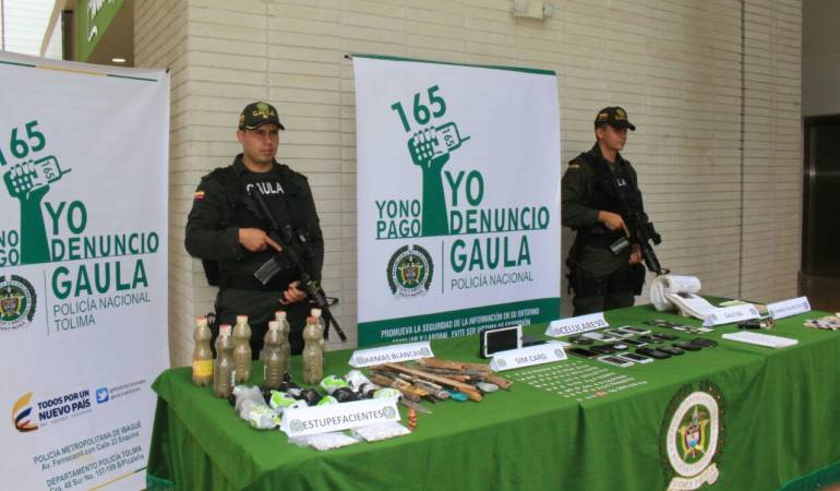 Resultados de operativos en la cárcel de Picaleña de Ibagué