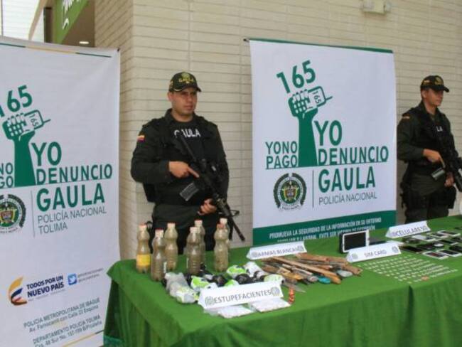 Resultados de operativos en la cárcel de Picaleña de Ibagué