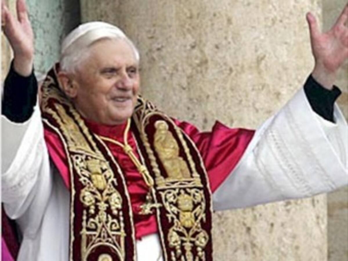 El Papa Benedicto XVI recibirá al presidente Álvaro Uribe