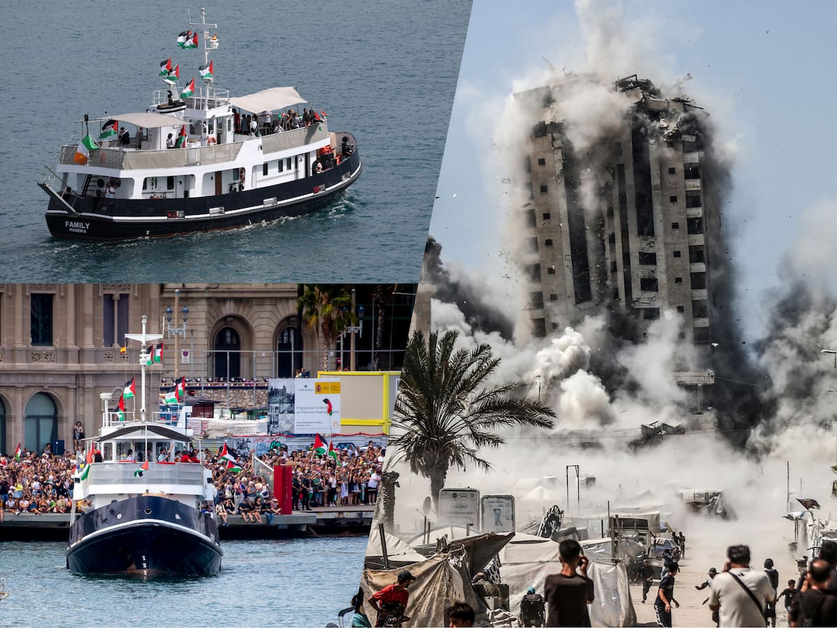 Crisis en Gaza: mientras Flotilla de ayudas retrasa su llegada, Netanyahu amplía ataques