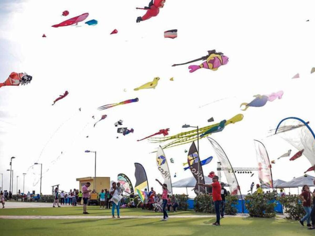 Se desarrolló Festival de las Cometas de Cartagena