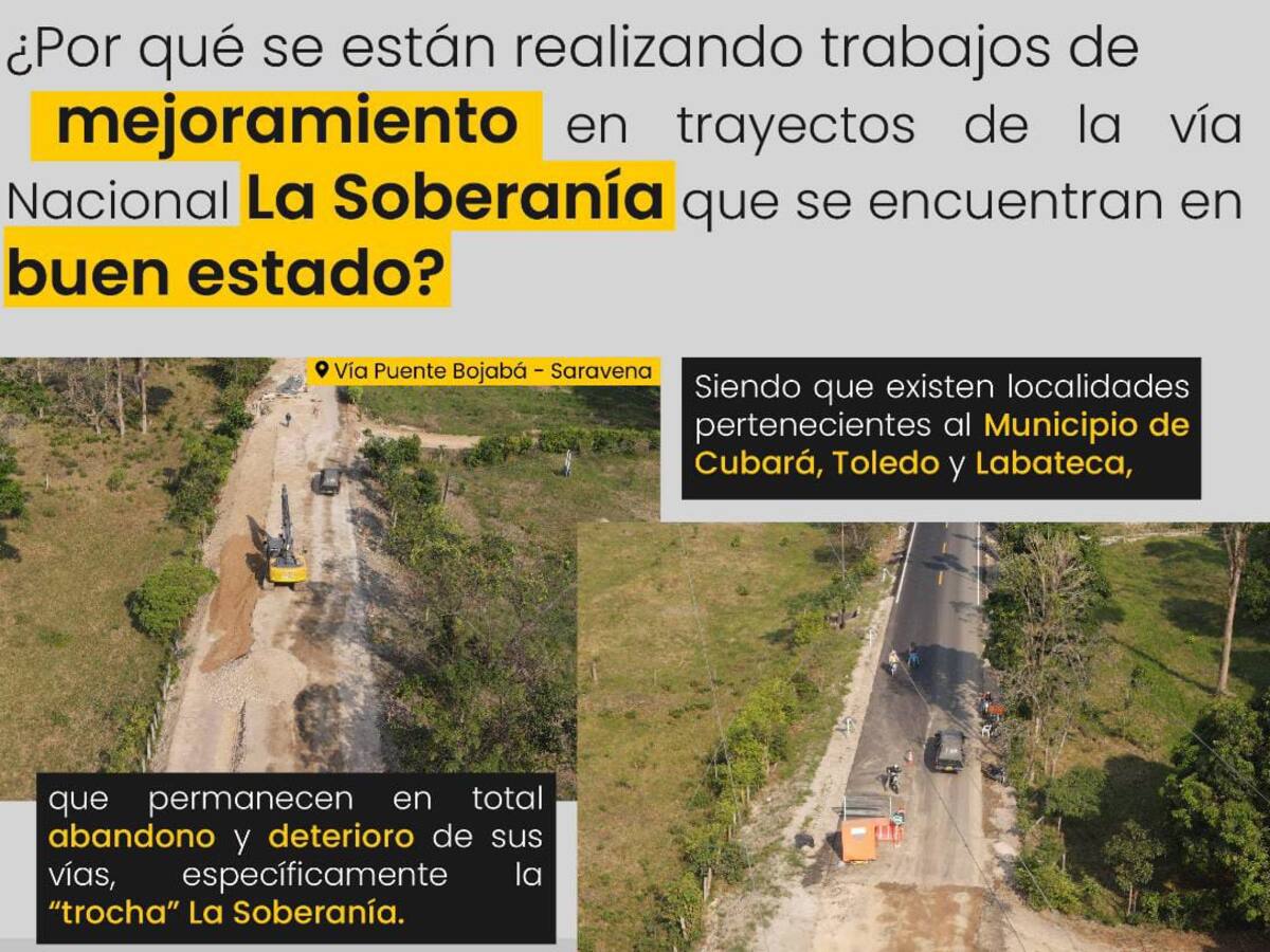 Con protesta en Boyacá denuncian irregularidades en obras de la vía La Soberanía