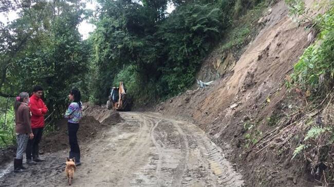 Red vial del Tolima sigue estando afectada por las fuertes lluvias