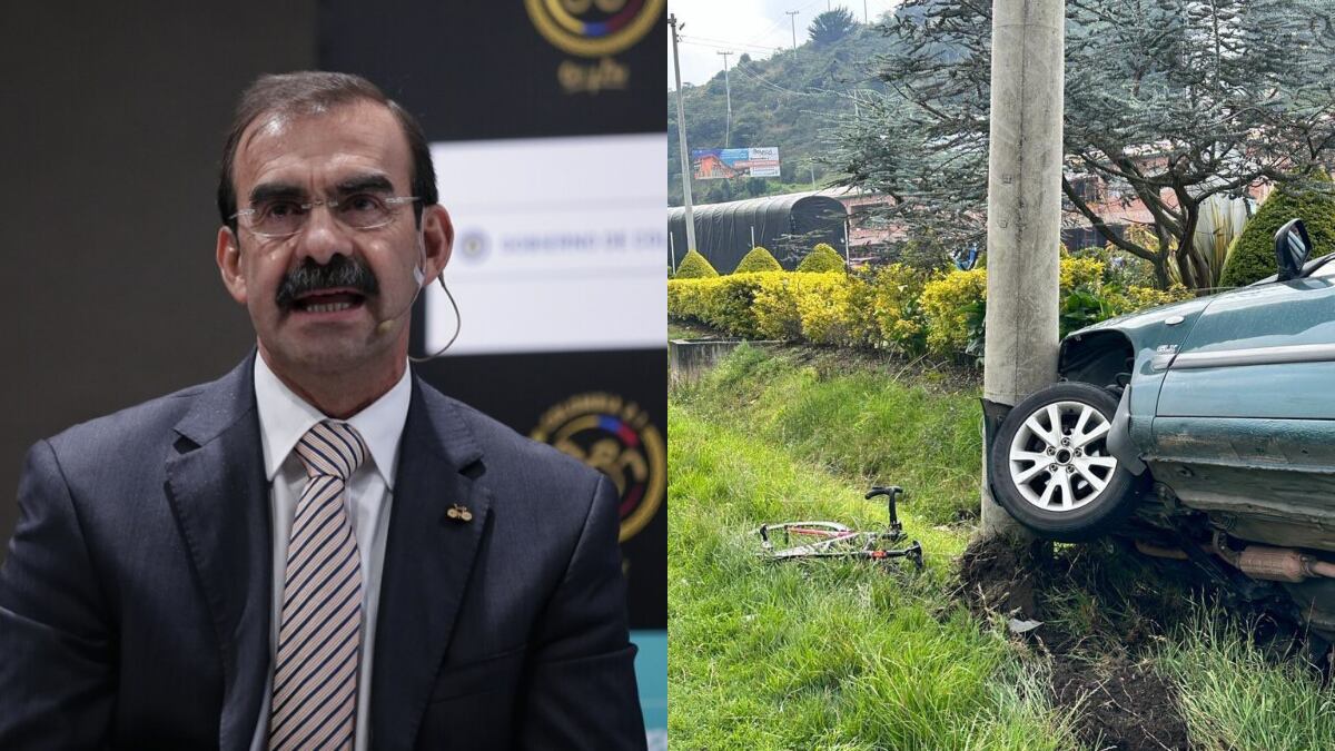 Rodolfo Palomino fue embestido por un vehículo. Foto: Colprensa y Twitter