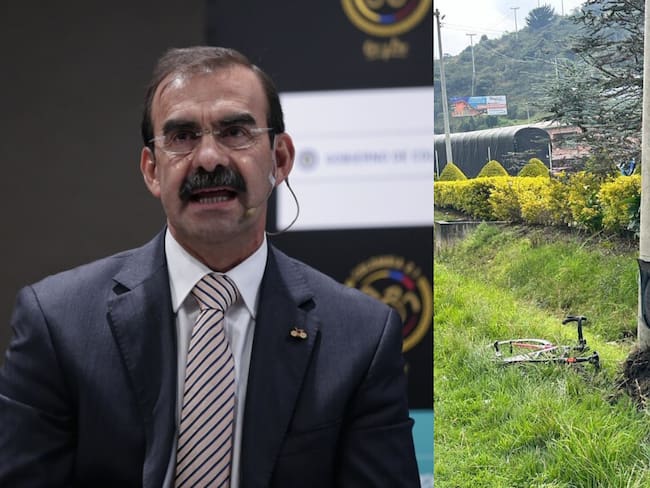 Rodolfo Palomino fue embestido por un vehículo. Foto: Colprensa y Twitter