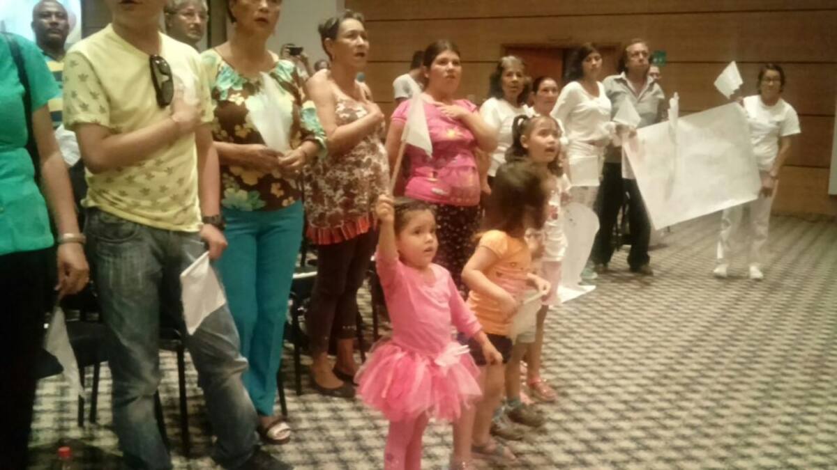 Los niños protagonistas en la semana por la paz