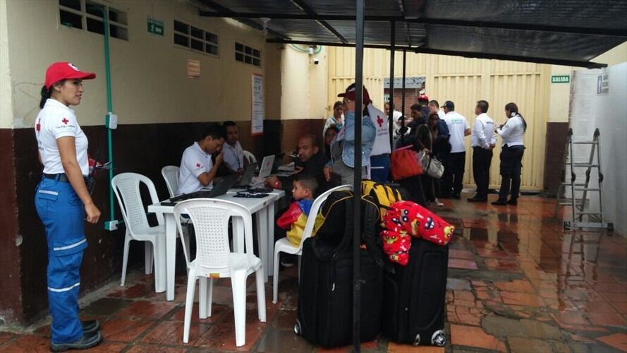Aumentó atención a migrantes en la frontera colombo-venezolana. Foto: Cruz Roja Colombiana