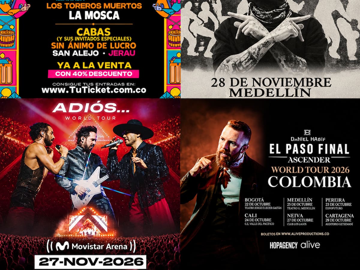 Conciertos en Colombia 2026, estos son los shows que ya tienen fecha y ciudad confirmada