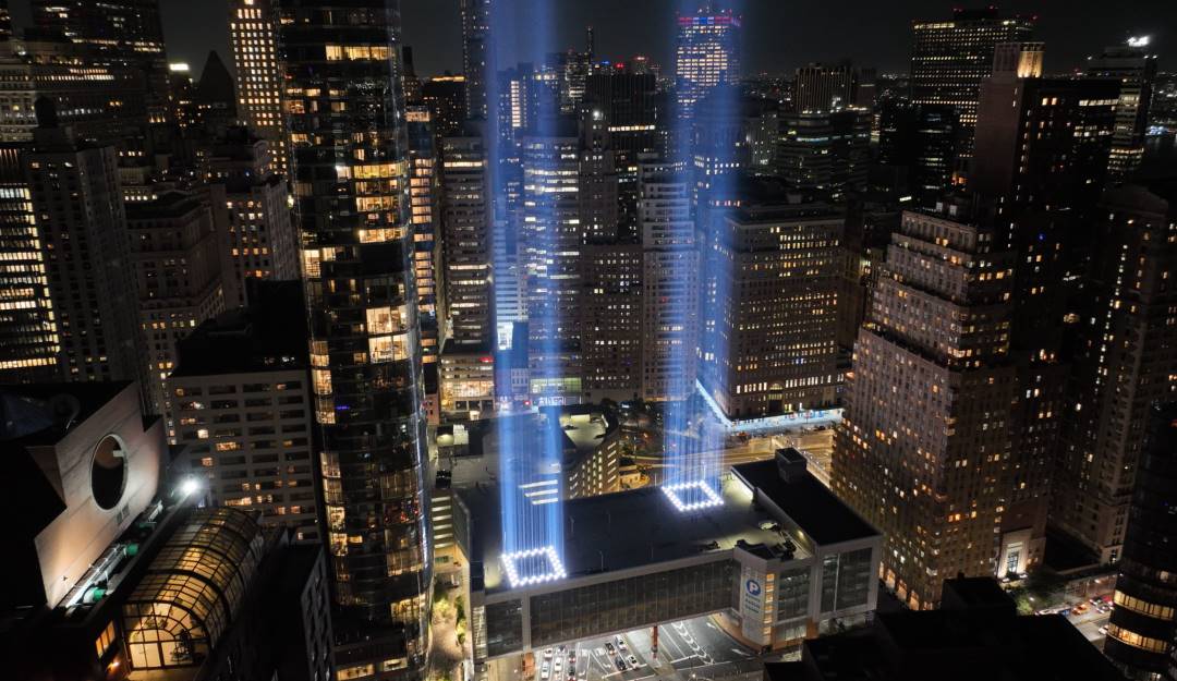 Memorial de las torres gemelas en Nueva York, destruidas el 11 de septiembre por ataques de Al-Qaeda.      Foto: Getty 