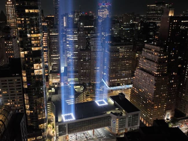 Memorial de las torres gemelas en Nueva York, destruidas el 11 de septiembre por ataques de Al-Qaeda.      Foto: Getty 