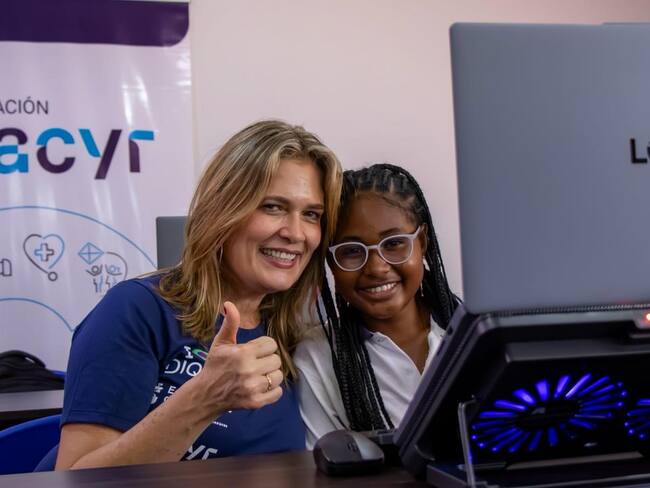 Fundación Sacyr y Ecosistemas del Dique entregan aula de informática