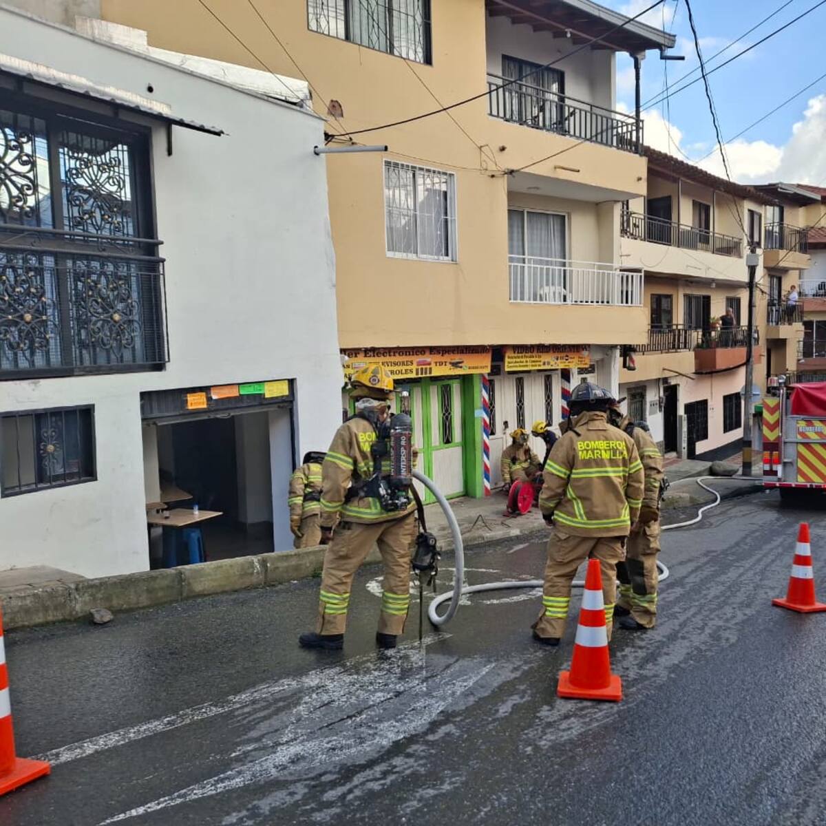 Dos mujeres quedaron con quemaduras de consideración por una acumulación de gas en Marinilla