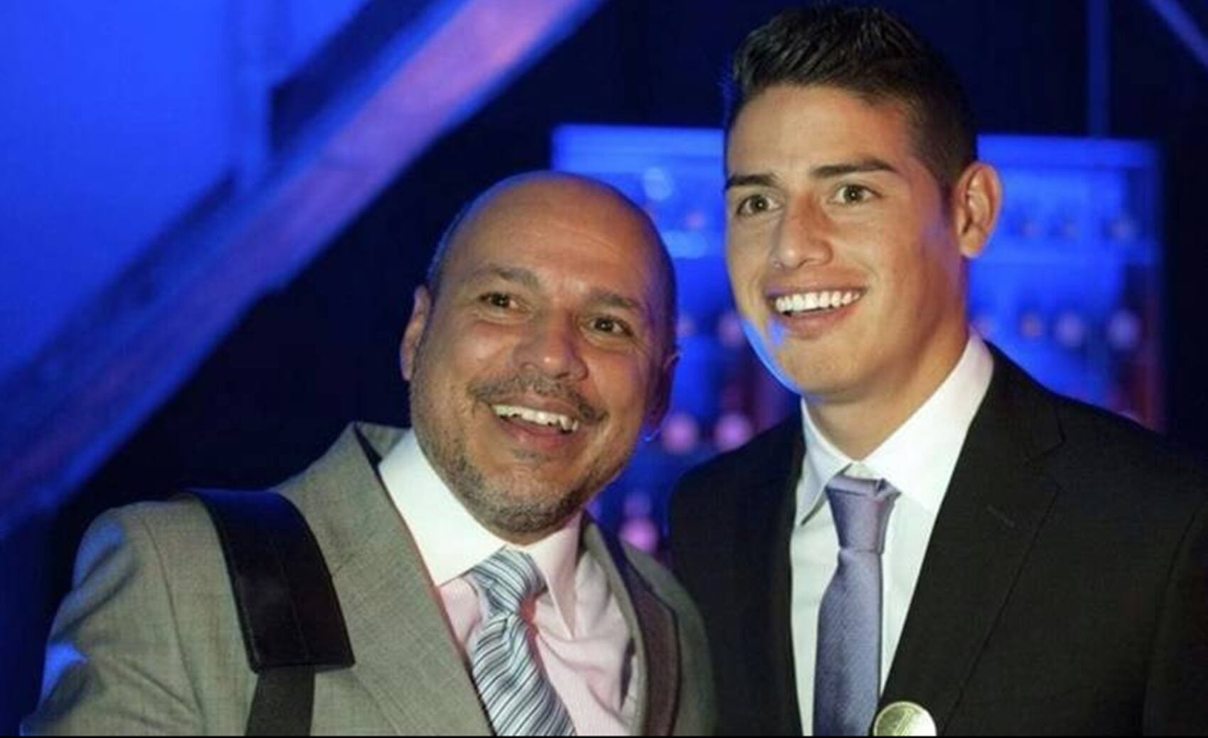 Juan Carlos Restrepo y James Rodríguez