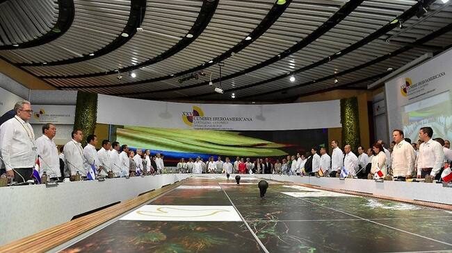 XXV Cumbre Iberoamericana de Jefes de Estado y de Gobierno. Foto: Colprensa/Presidencia