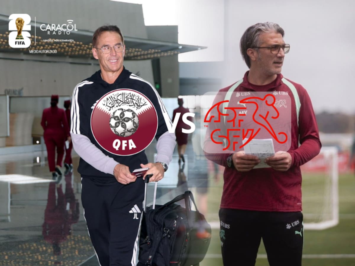 Qatar vs Suiza: Prográmese con el último partido de la fecha 1 del grupo B de la Copa del Mundo 2026