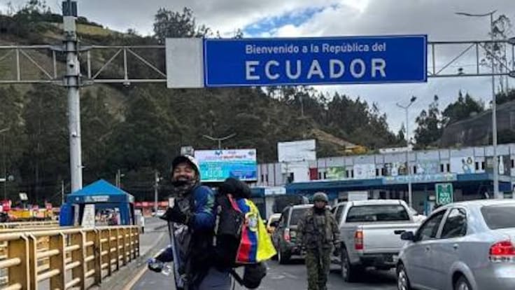 Larry Patina, el colombiano que se fue en patines desde Medellín hasta Ecuador