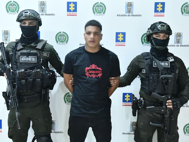 Capturado alias 'Chucha' en Medellín. Foto: Cortesía, MEVAL