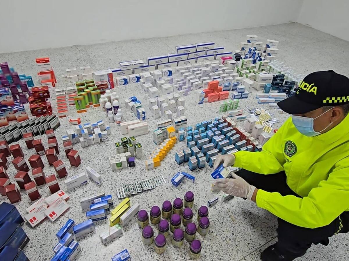 Incautan más de 22.000 medicamentos de contrabando en un operativo en Barranquilla