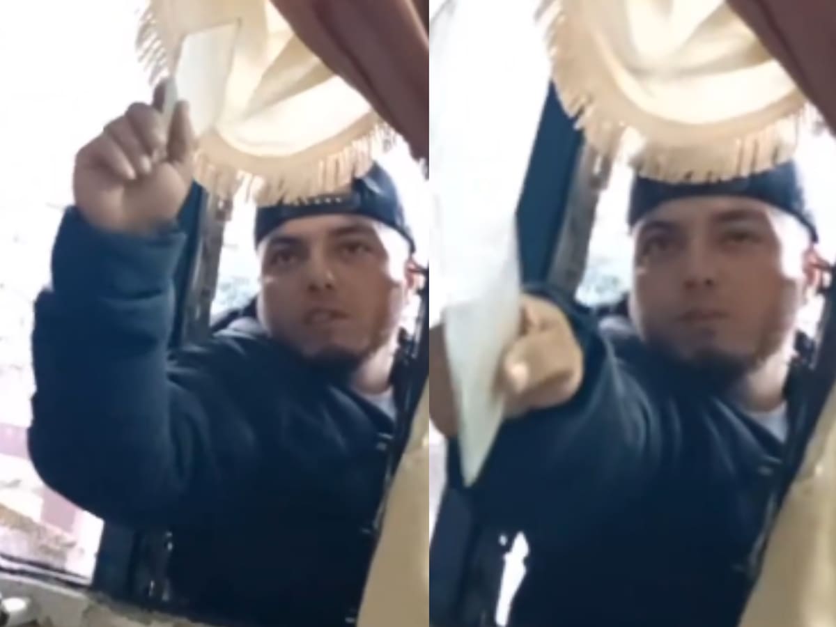 Capturan al hombre que quedó grabado amenazando a su expareja en el Popular 1 de Medellín