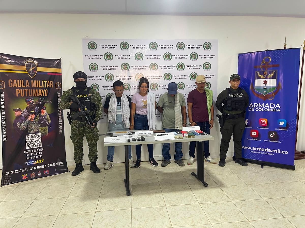 Capturan en Putumayo a ‘Miyagui’, señalado jefe militar de Comandos de Frontera