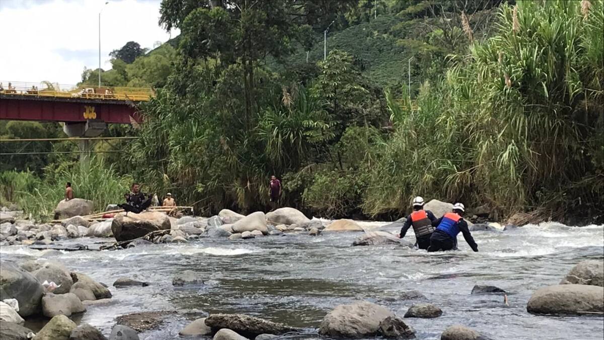 Rescatan el cuerpo sin vida de una mujer de 28 años que había caído al río Otún