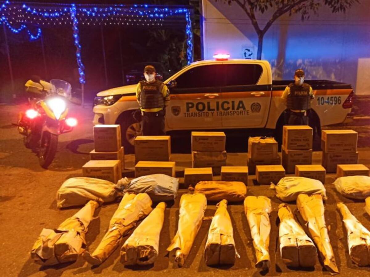 Nueve toneladas de pólvora fueron incautadas en vías del Tolima